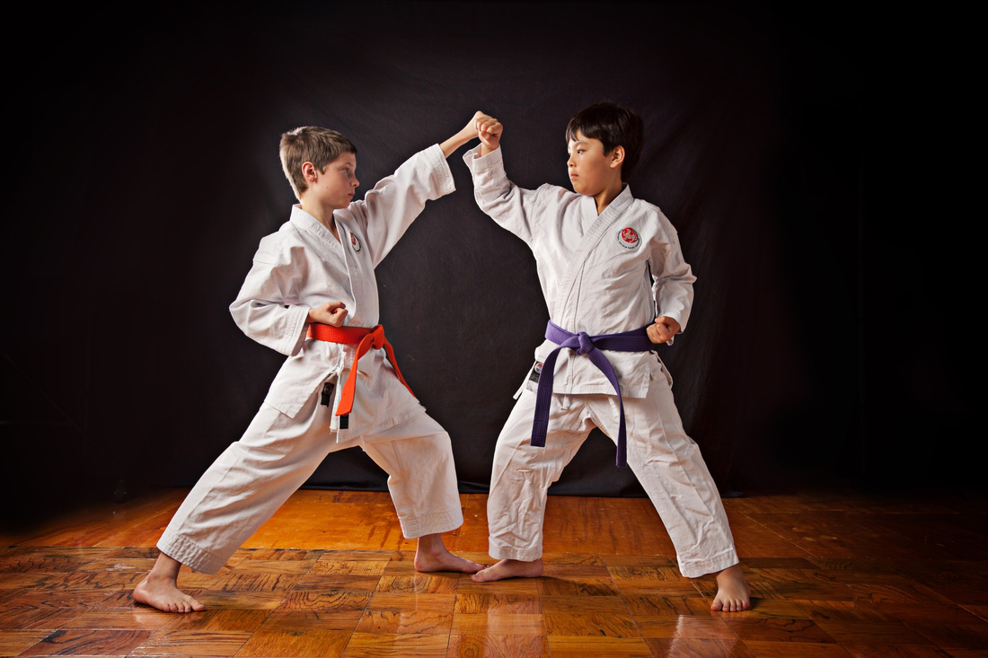 Traditional Karate self defence benefits for children